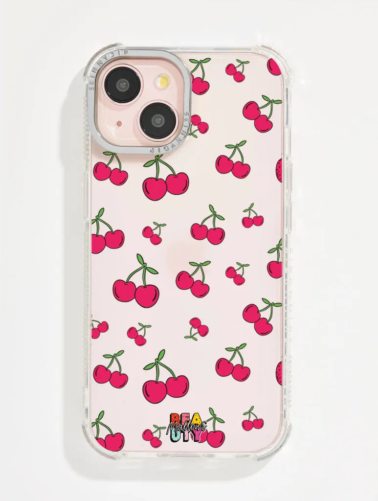 Mallows Beauty x Skinnydip Cherries Shock iPhone Case sold by Skinnydip London