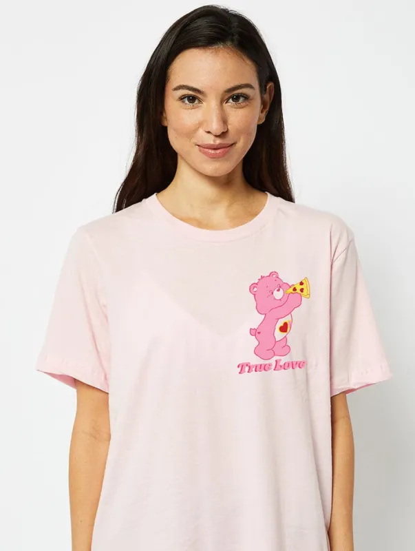 Care Bears True Love T-Shirt in Pink sold by Skinnydip London