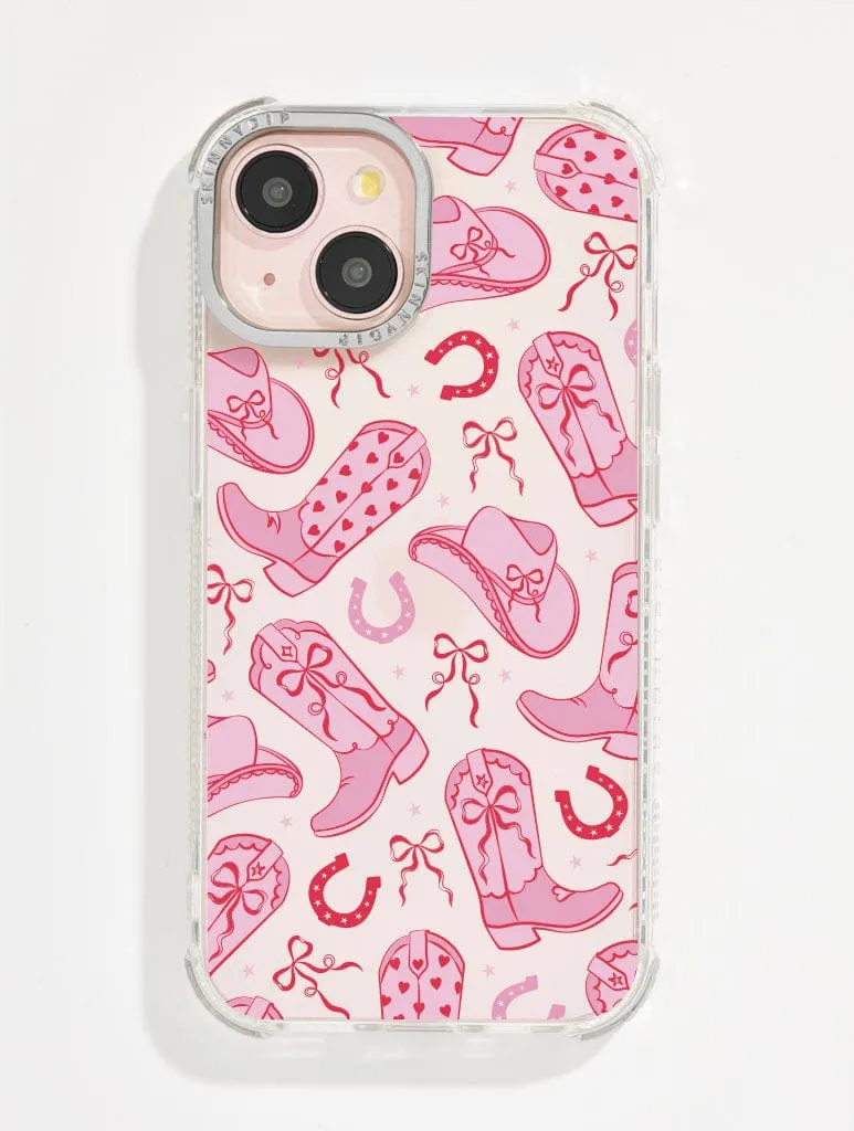 Coquette Cowgirl Shock iPhone Case sold by Skinnydip London