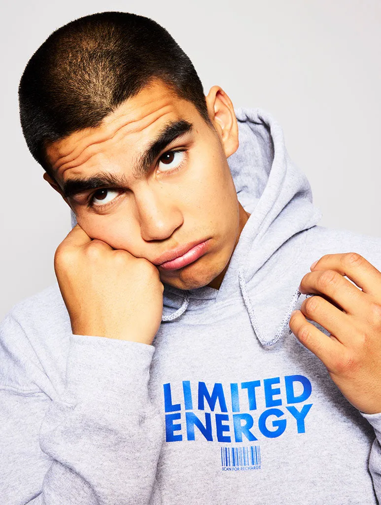 Limited Energy Hoodie in Grey sold by Skinnydip London