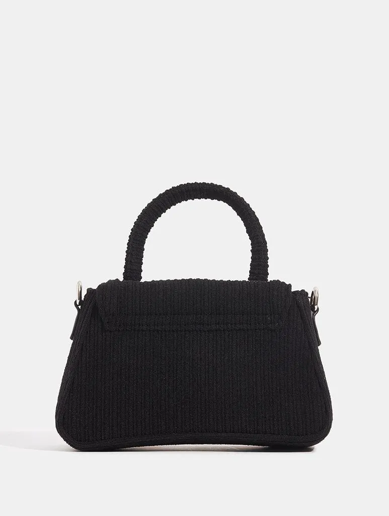 Harper Black Cord Mini Tote Bag sold by Skinnydip London product image thumbnail 3