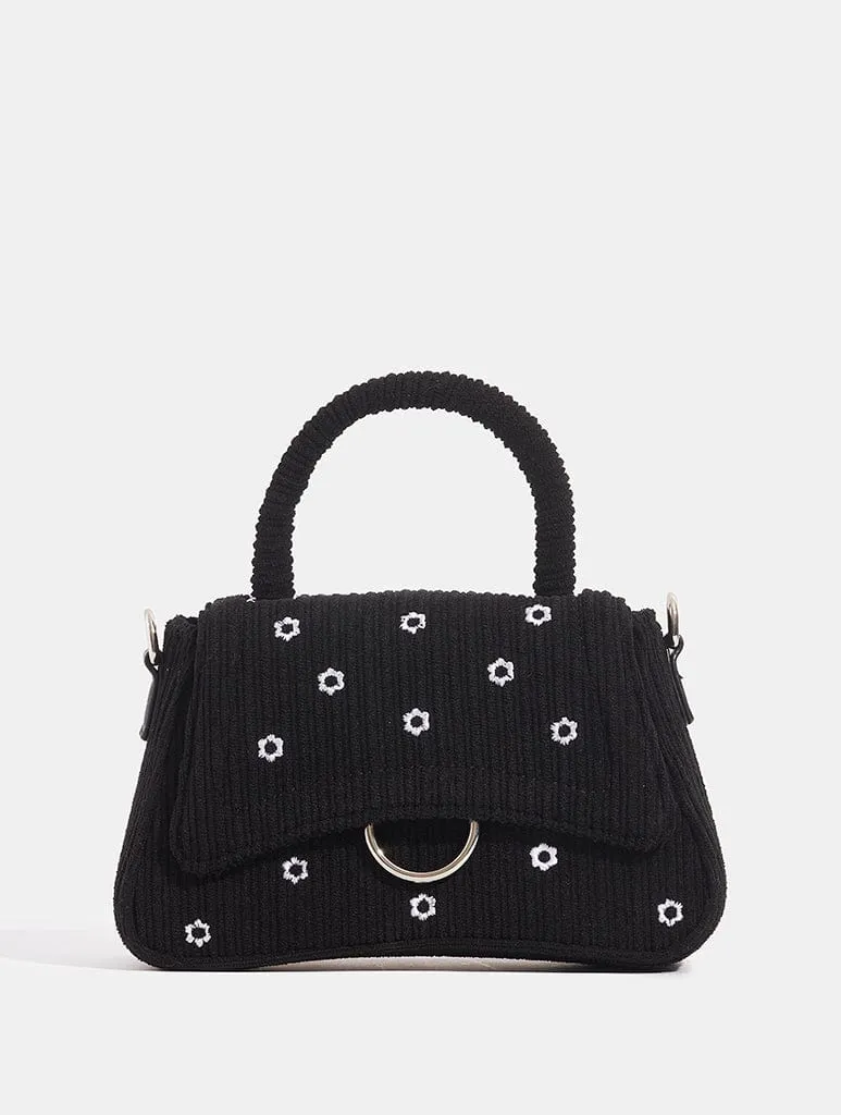 Harper Black Cord Mini Tote Bag sold by Skinnydip London