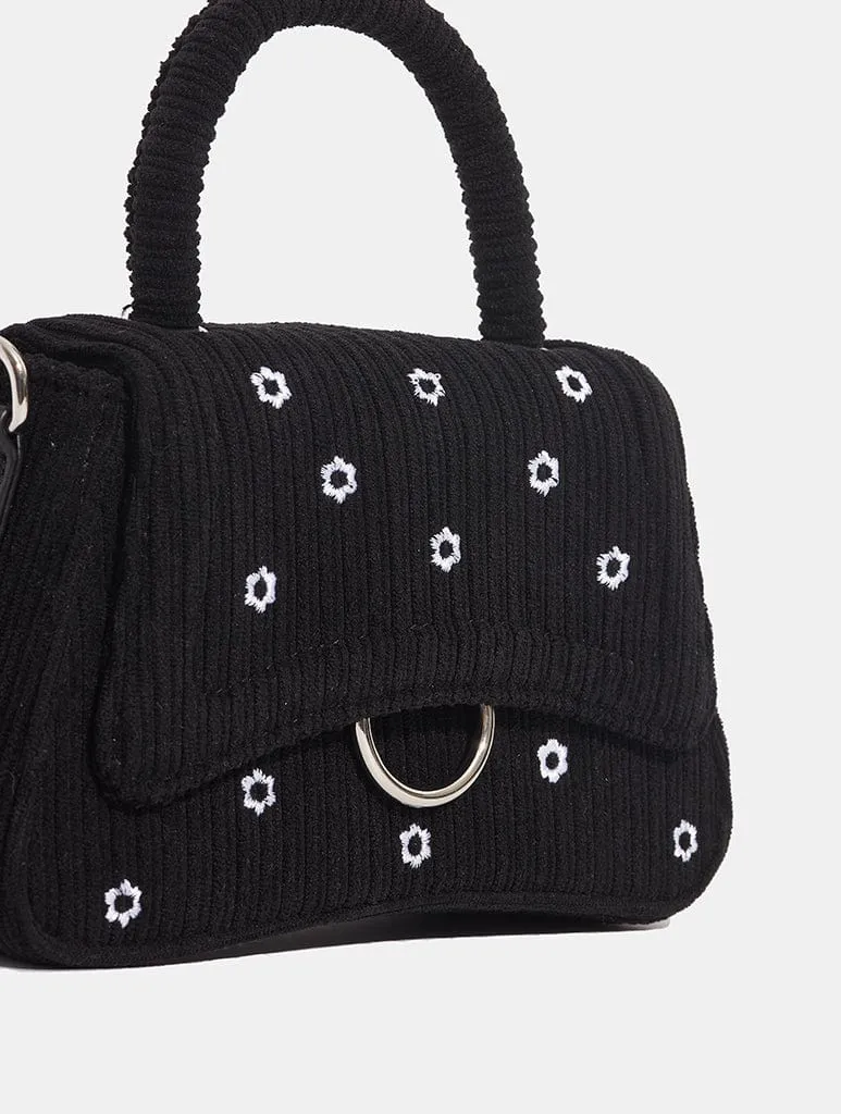 Harper Black Cord Mini Tote Bag sold by Skinnydip London product image thumbnail 5