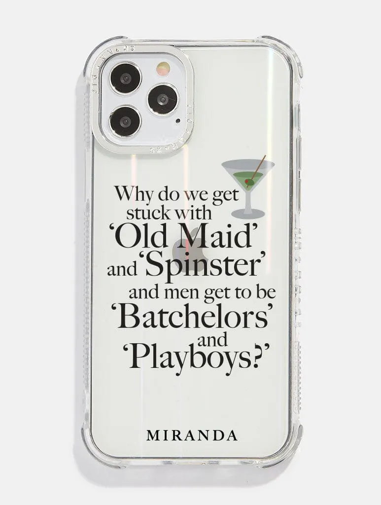 Miranda Shock Holo iPhone Case sold by Skinnydip London