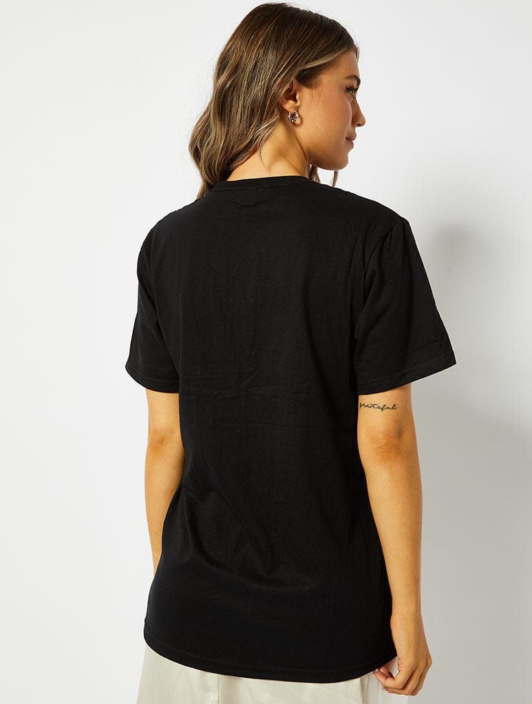 Barbie x Skinnydip Poster Girl Black T-Shirt sold by Skinnydip London product image thumbnail 2