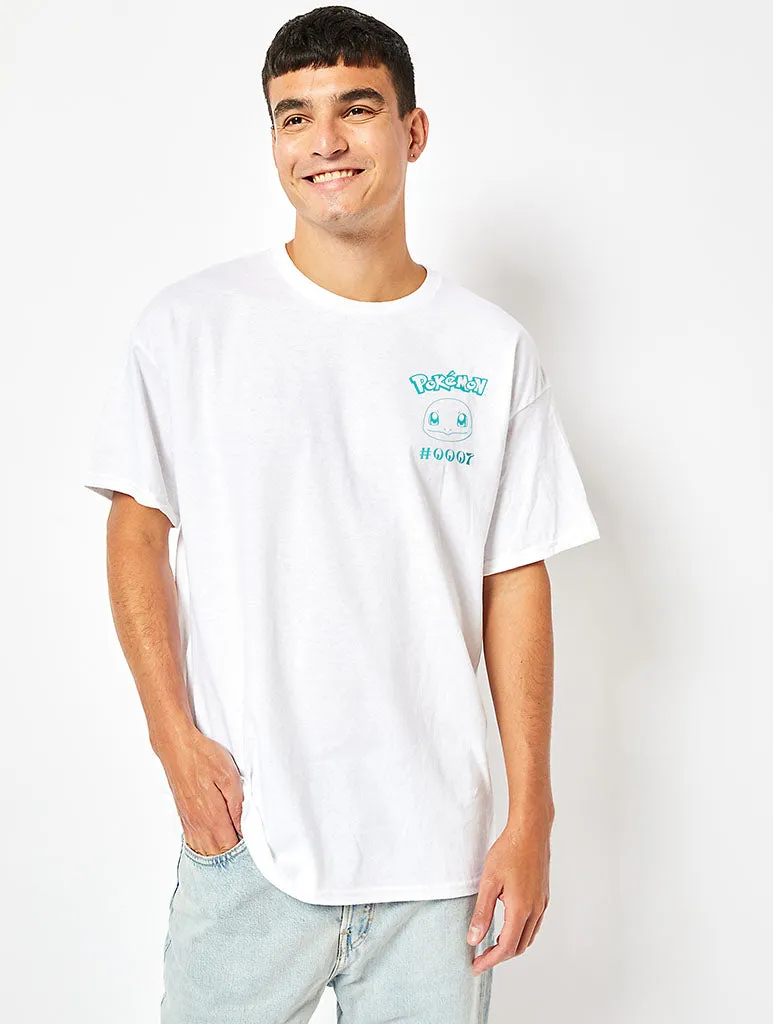 Pokémon Men's #007 Squirtle T-Shirt In White sold by Skinnydip London product image thumbnail 5