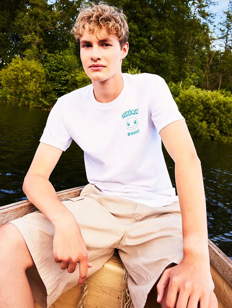 Pokémon Men's #007 Squirtle T-Shirt In White sold by Skinnydip London product image thumbnail 2