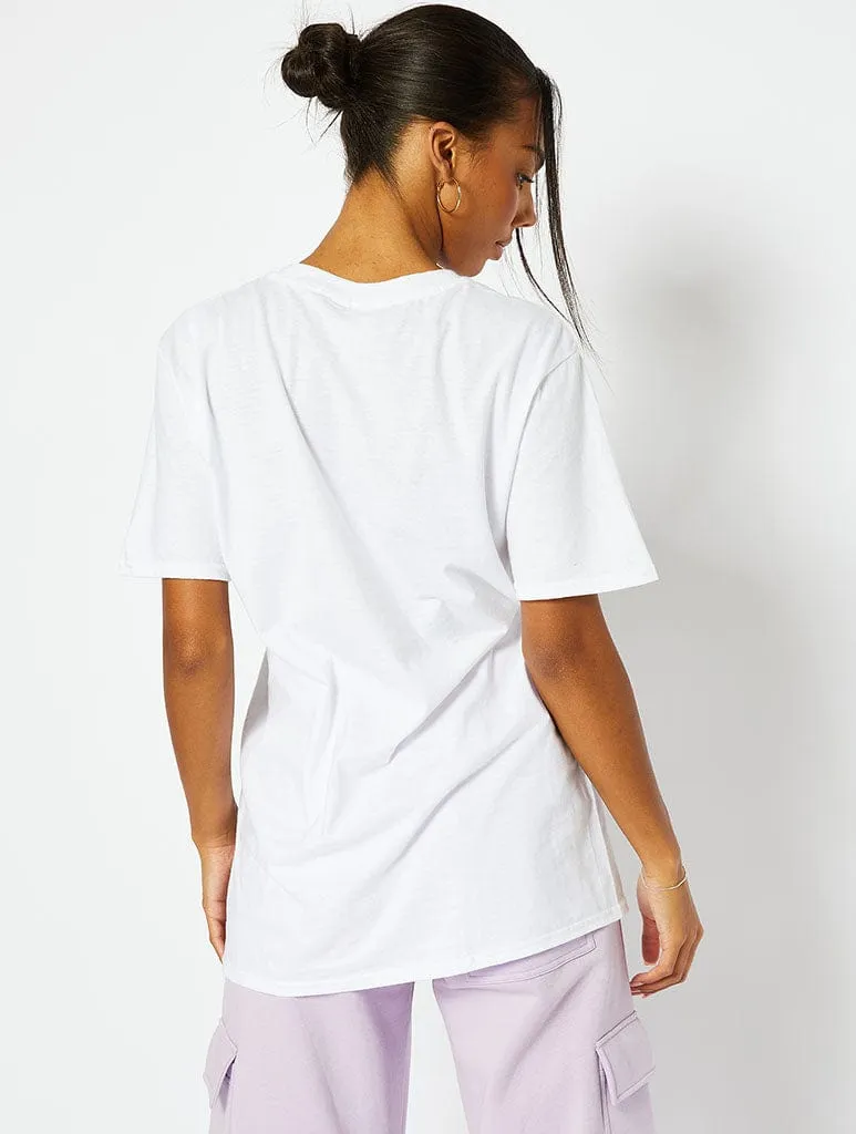 Grow Up Buttercup White T-Shirt sold by Skinnydip London product image thumbnail 2
