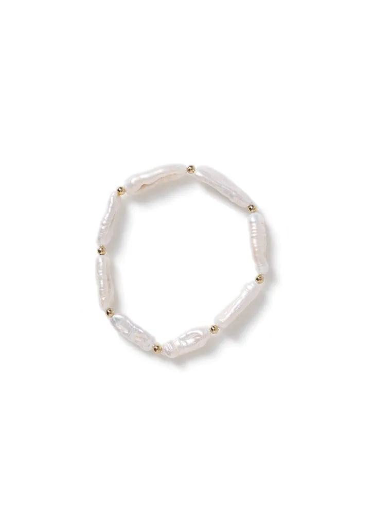 Liars & Lovers Pearl Stretch Bracelet sold by Skinnydip London product image thumbnail 3