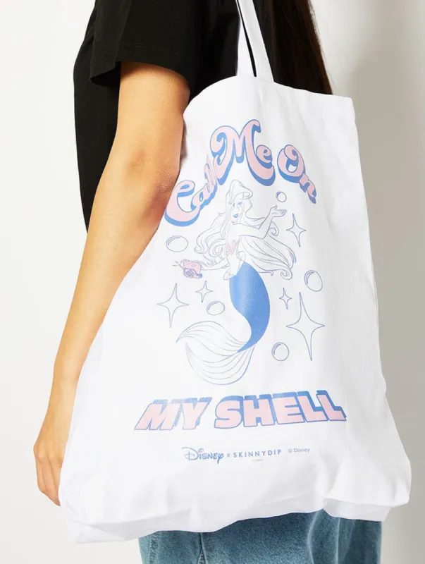 Disney Call Me On My Shell Tote Bag sold by Skinnydip London