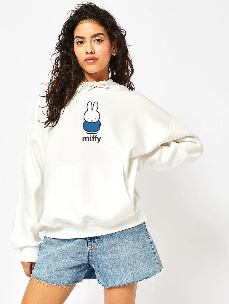 Miffy x Skinnydip Hoodie In Ecru sold by Skinnydip London