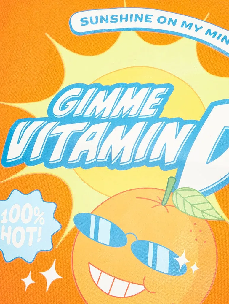 Gimme Vitamin D Canvas Tote Bag sold by Skinnydip London product image thumbnail 5