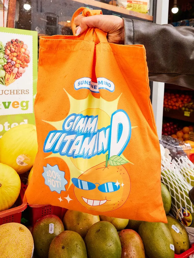 Gimme Vitamin D Canvas Tote Bag sold by Skinnydip London