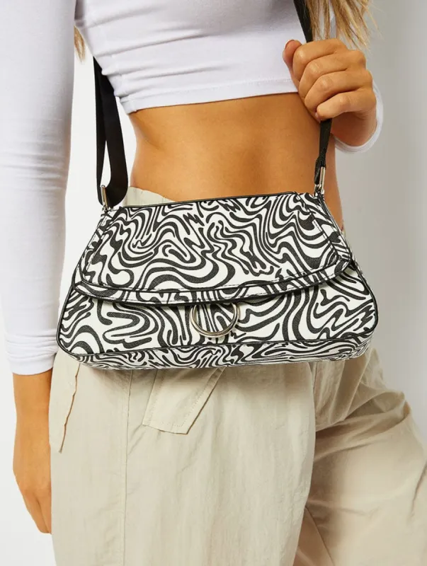 Betty Monochrome Cross Body Bag sold by Skinnydip London