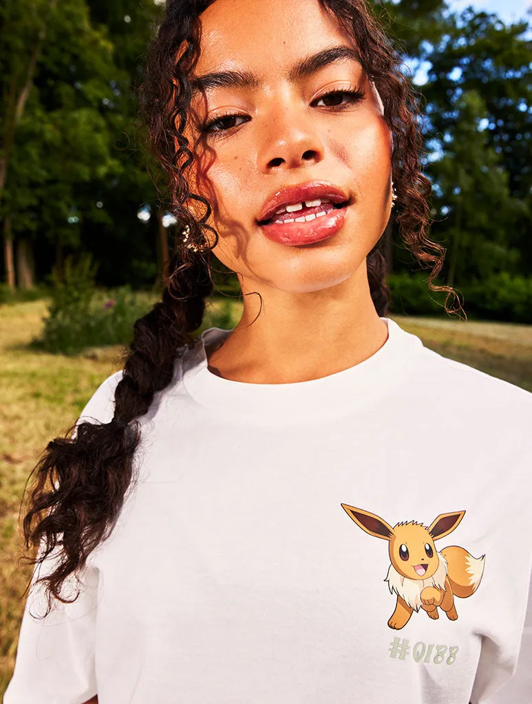 Pokemon #0133 Eevee T-Shirt in Ecru sold by Skinnydip London product image thumbnail 3