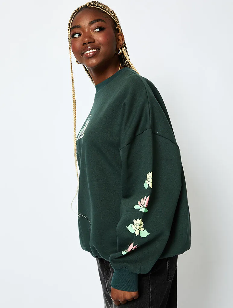 Disney The Princess & The Frog Sweatshirt in Green sold by Skinnydip London product image thumbnail 5