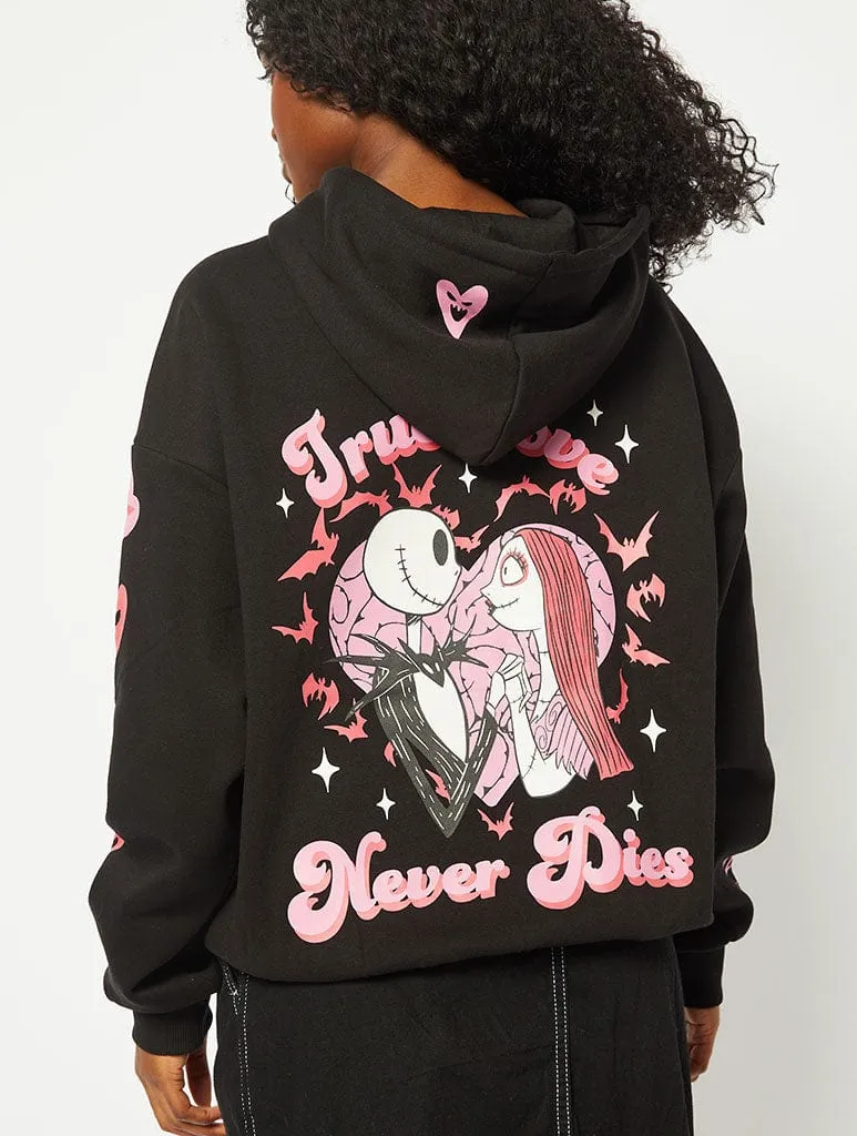 Disney Nightmare Before Christmas Jack & Sally Hoodie sold by Skinnydip London