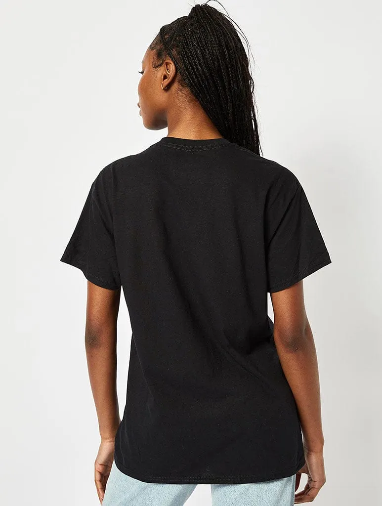 Menace To Society T-Shirt In Black sold by Skinnydip London product image thumbnail 2