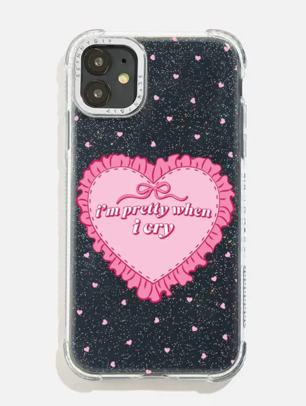 Pretty When I Cry Shock iPhone Case made by Skinnydip London