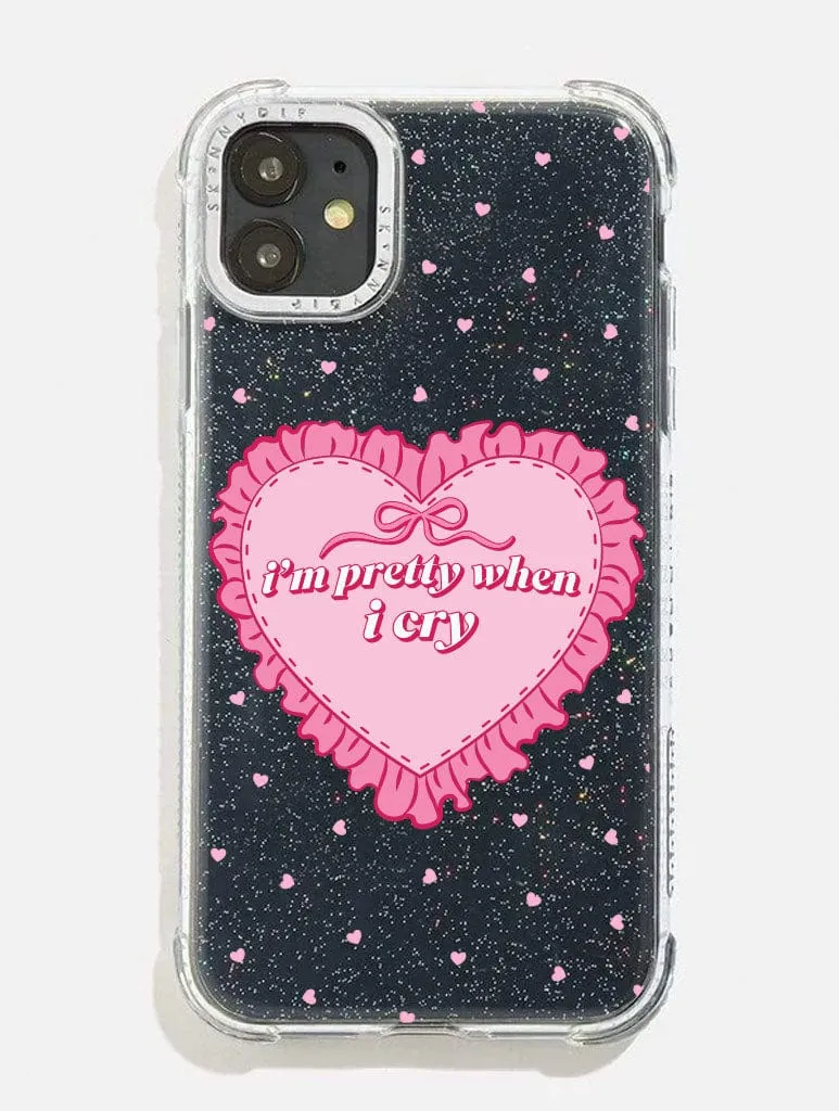 Pretty When I Cry Shock iPhone Case sold by Skinnydip London