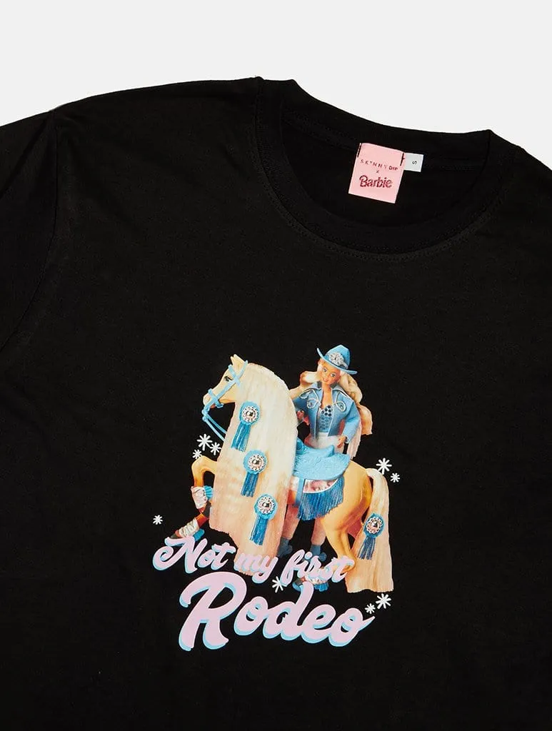 Barbie x Skinnydip Rodeo Black T-Shirt sold by Skinnydip London product image thumbnail 4