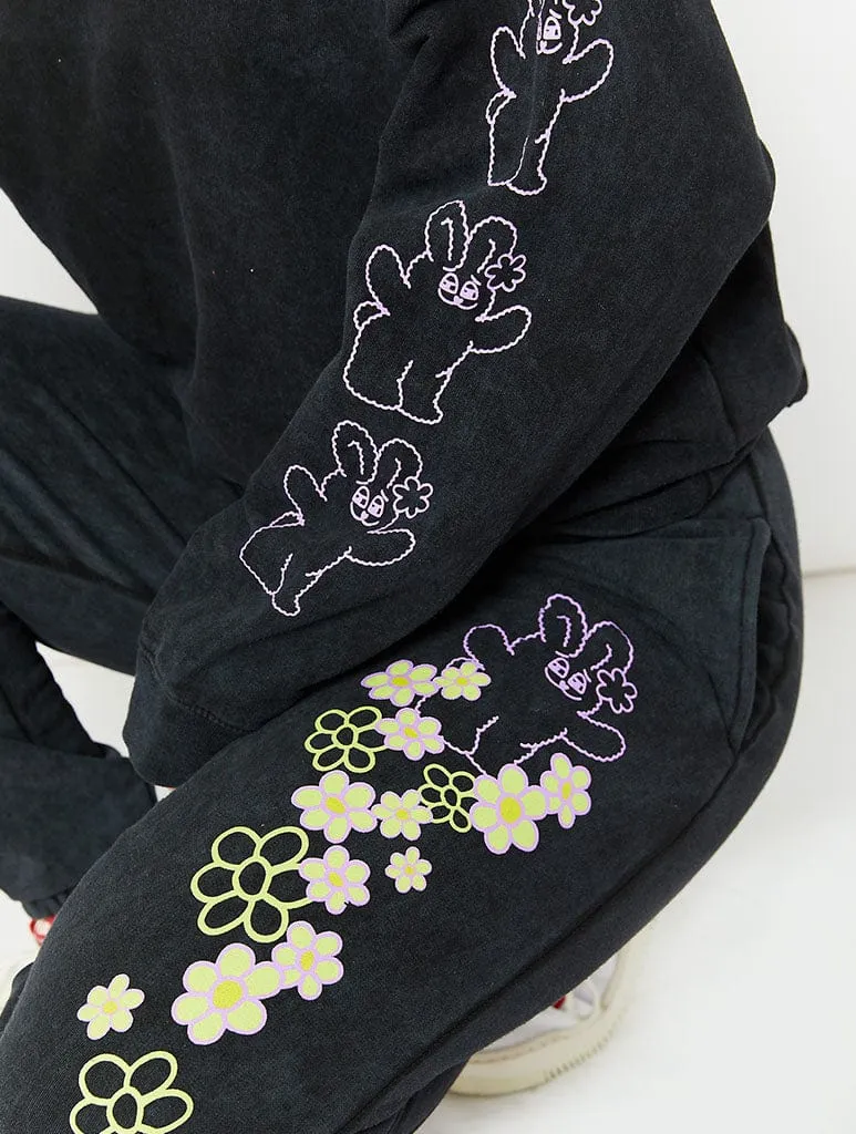 Bunny Print Relaxed Joggers sold by Skinnydip London