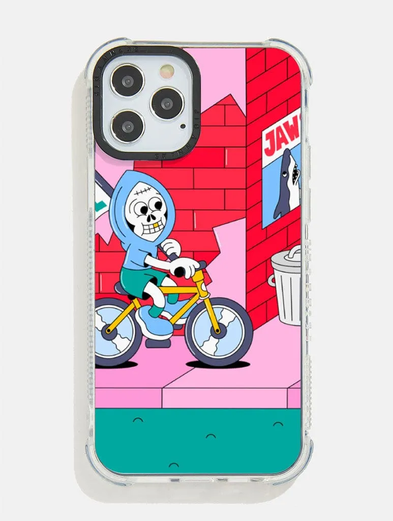 Dirty Pote x Skinnydip Skeleton Print Shock iPhone Case sold by Skinnydip London