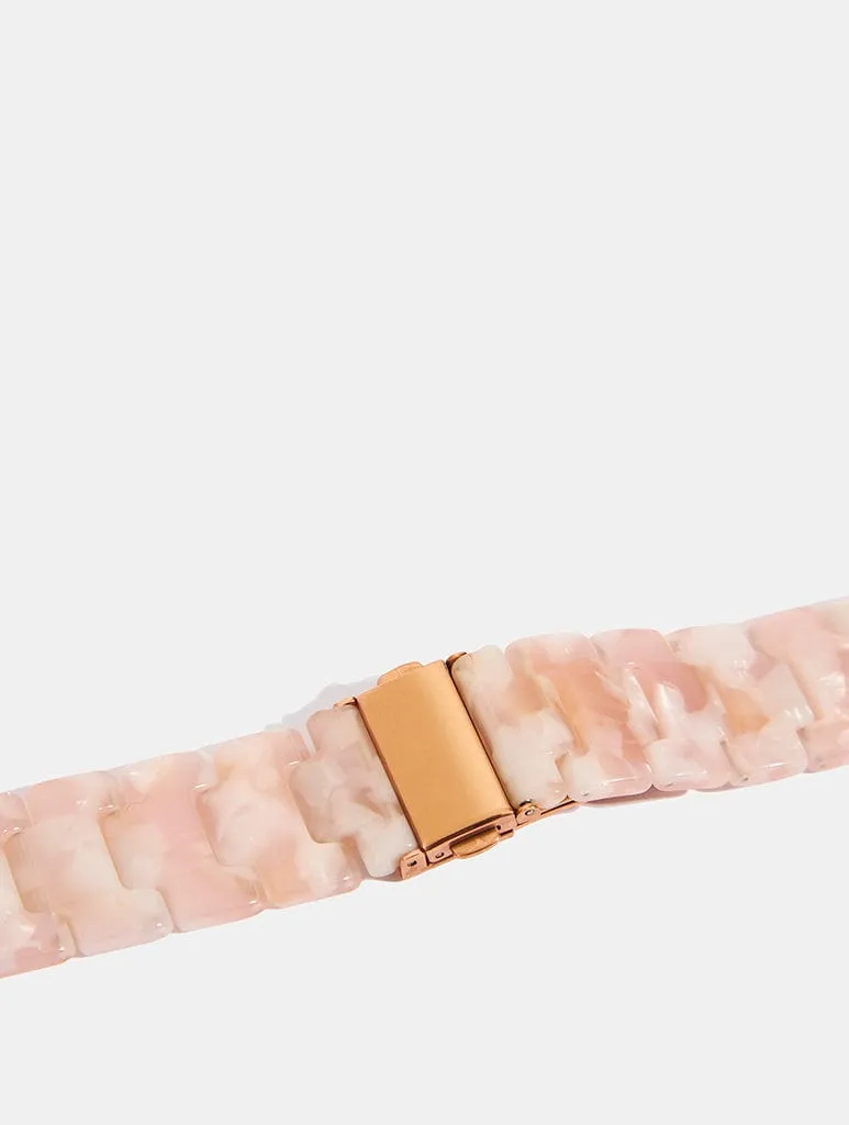 Pink Tort Apple Watch Strap sold by Skinnydip London product image thumbnail 3