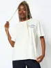 La Dolce Vita T-Shirt In Ecru sold by Skinnydip London