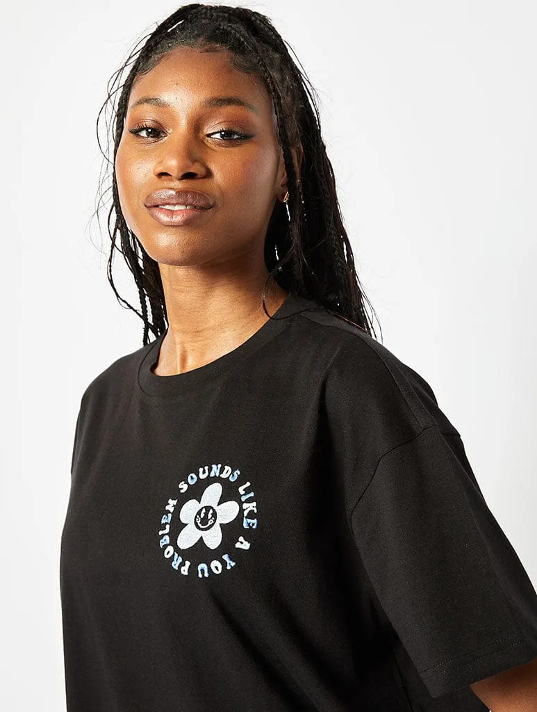 Sounds Like A You Problem Oversized T-Shirt sold by Skinnydip London product image thumbnail 2
