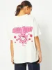 Hello Kitty x Skinnydip Floral T-Shirt in Ecru sold by Skinnydip London