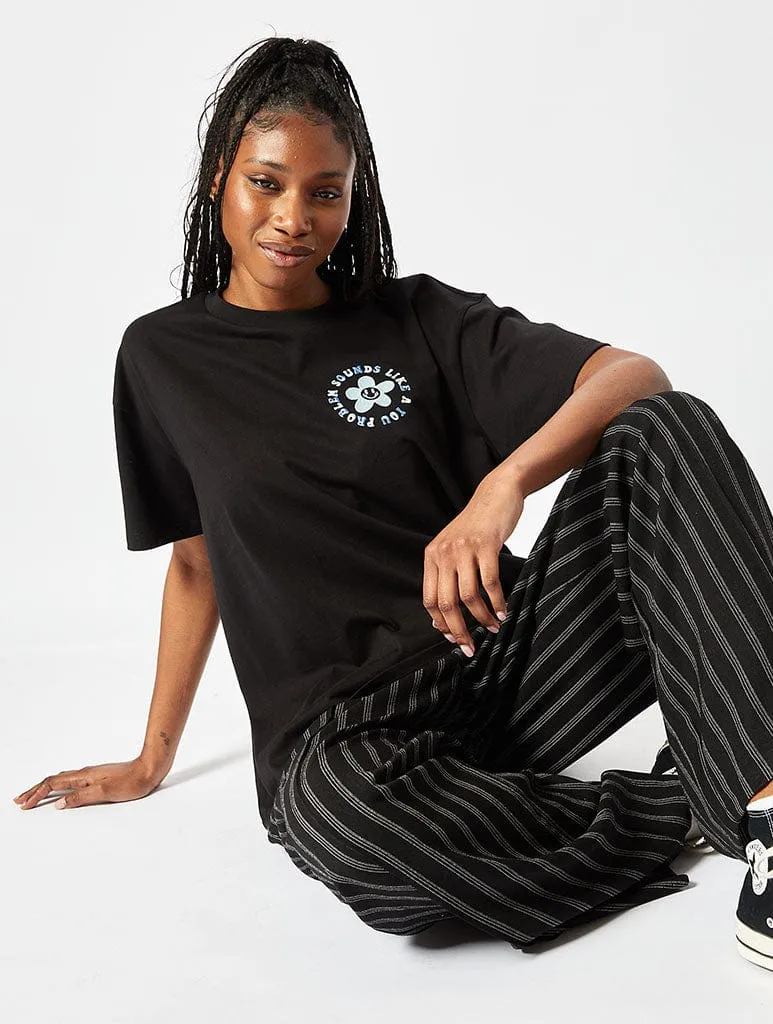 Sounds Like A You Problem Oversized T-Shirt sold by Skinnydip London product image thumbnail 4