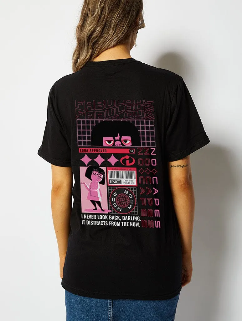 Disney Edna Mode T-Shirt in Black sold by Skinnydip London