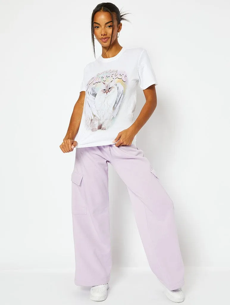 Sorry For Being Purrfect Graphic T-Shirt sold by Skinnydip London product image thumbnail 4