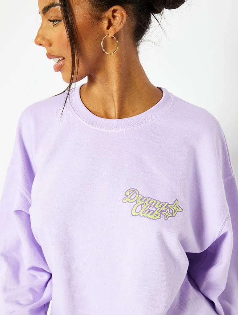 A Little Bit Dramatic Graphic Sweat sold by Skinnydip London product image thumbnail 2