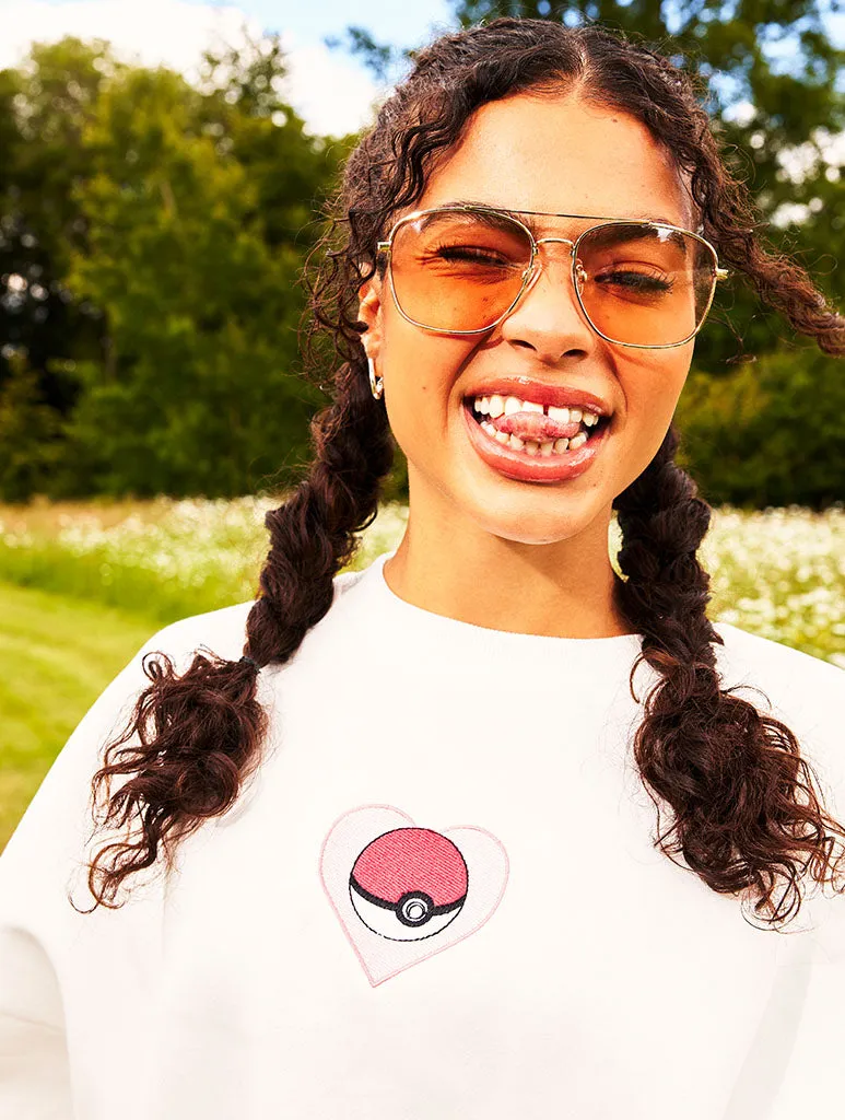 Pokémon Catch 'Em All Ecru Sweatshirt sold by Skinnydip London product image thumbnail 2