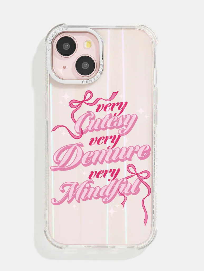 Very Demure Shock iPhone Case sold by Skinnydip London