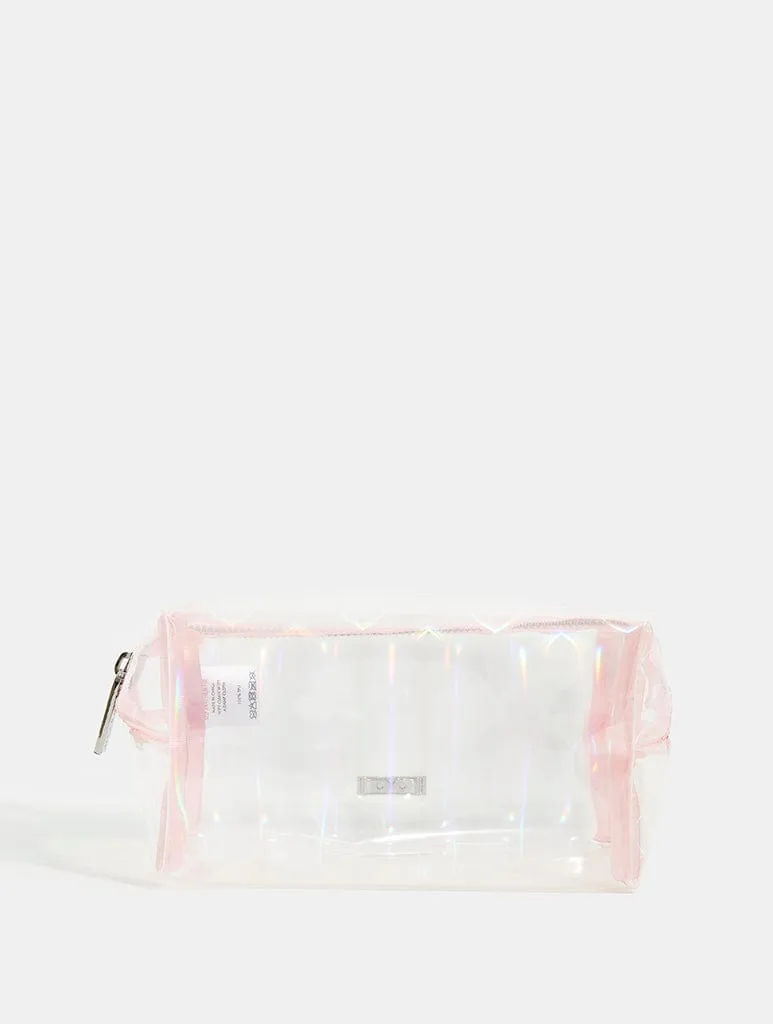 Minimal Pink Makeup Bag sold by Skinnydip London