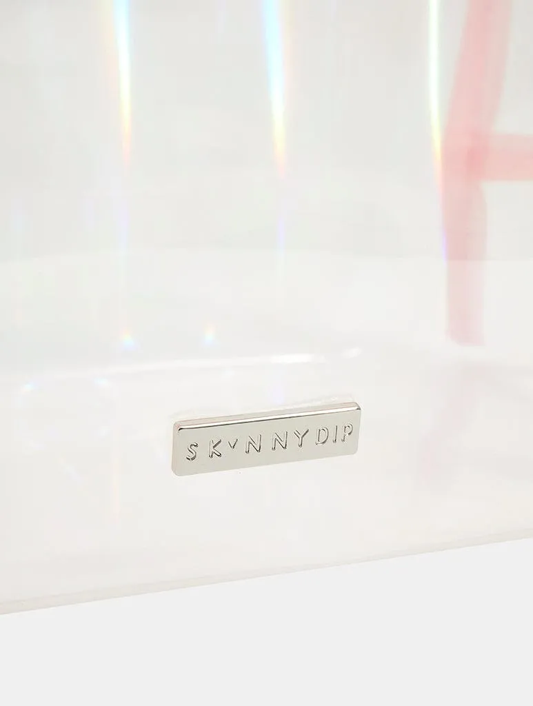 Minimal Pink Makeup Bag sold by Skinnydip London product image thumbnail 4