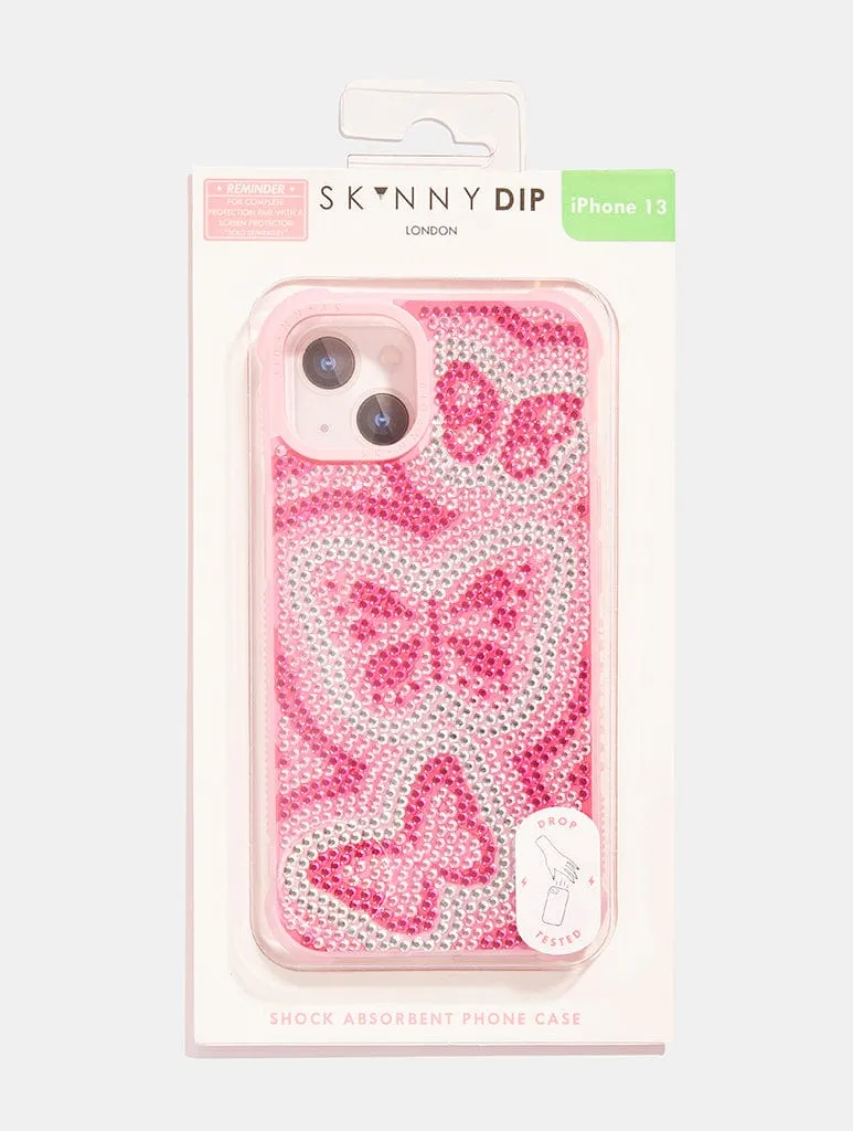 All Over Gem Butterfly Shock iPhone Case sold by Skinnydip London product image thumbnail 5