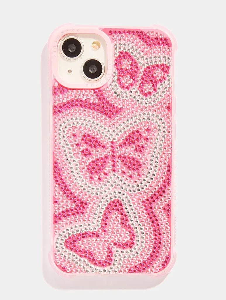 All Over Gem Butterfly Shock iPhone Case sold by Skinnydip London
