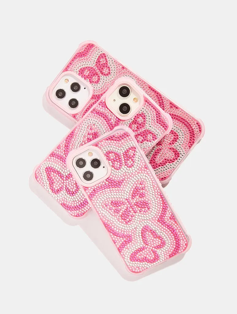 All Over Gem Butterfly Shock iPhone Case sold by Skinnydip London product image thumbnail 2