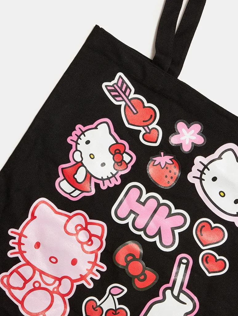 Hello Kitty x Skinnydip Sticker Tote Bag sold by Skinnydip London product image thumbnail 4