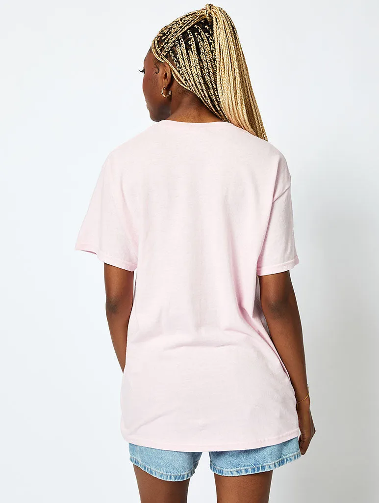 Spooky Text T-Shirt In Pink sold by Skinnydip London product image thumbnail 2