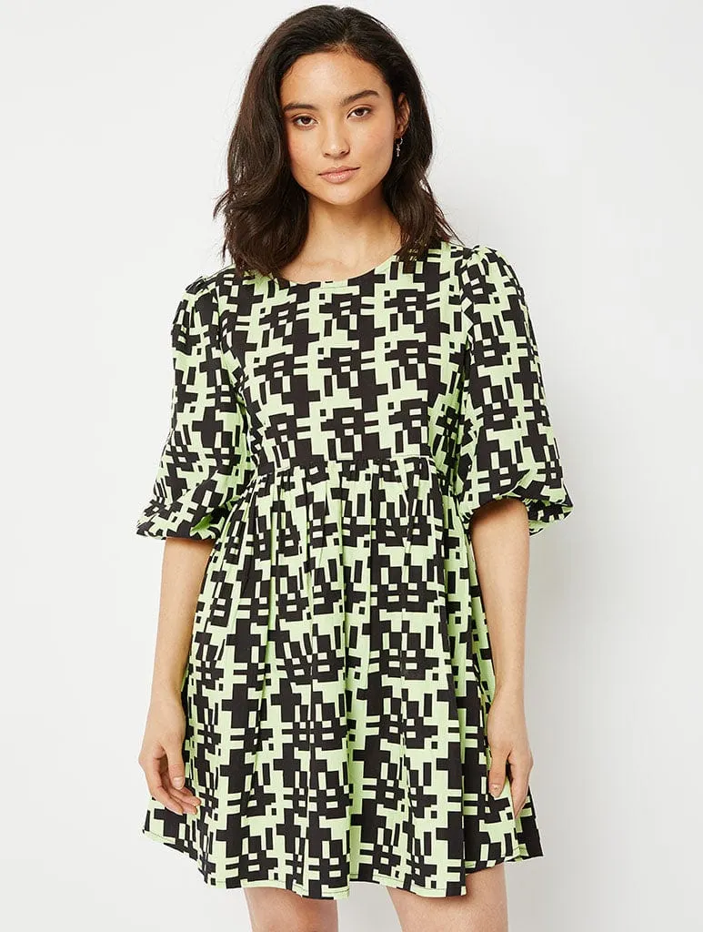 Deconstructed Check Heart Poplin Dress sold by Skinnydip London product image thumbnail 4