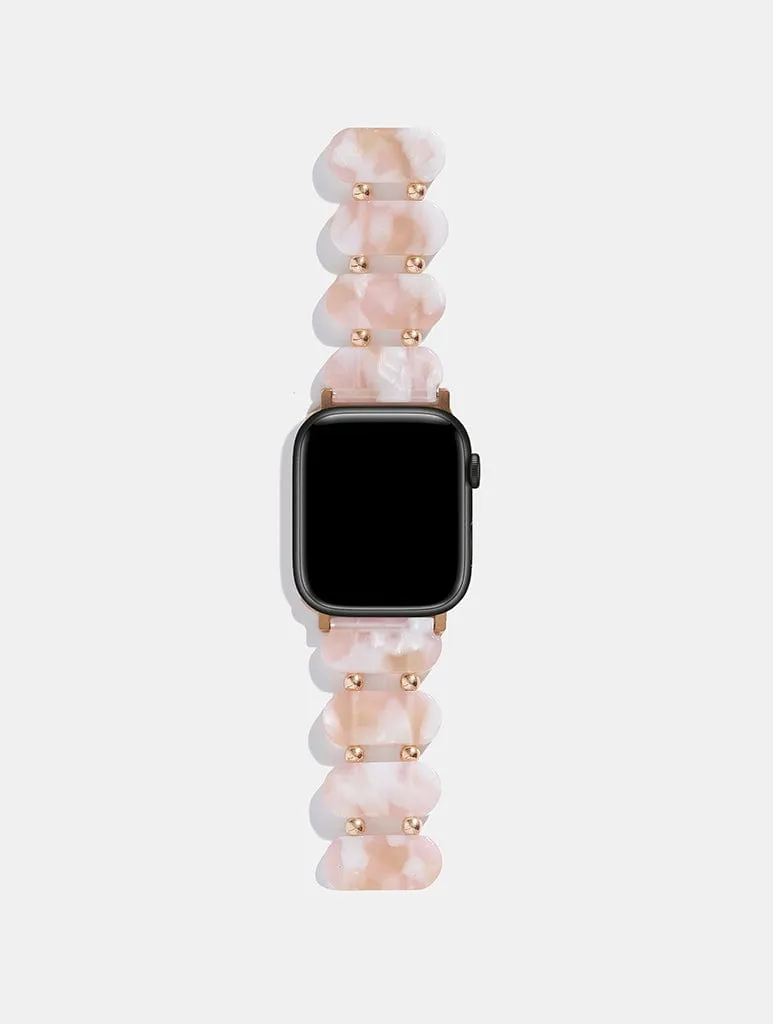 Pink Marble Apple Watch Strap sold by Skinnydip London