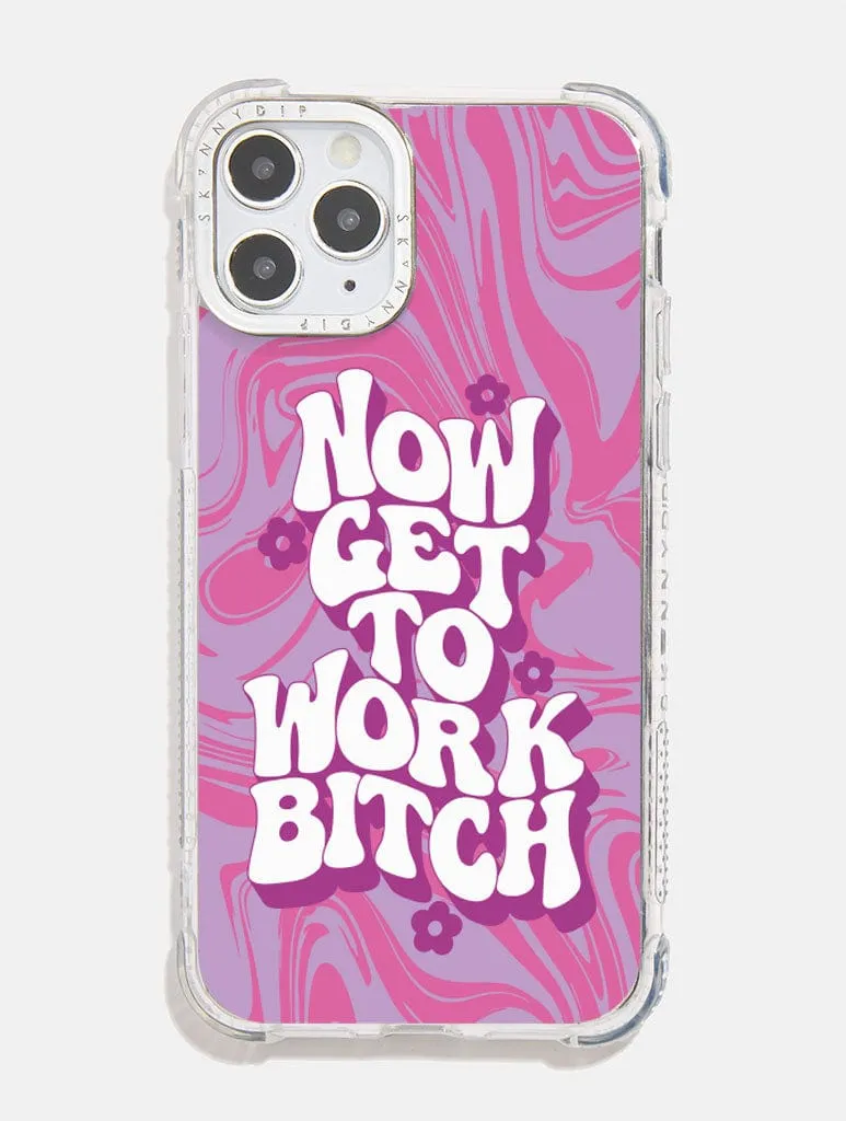 Printed Weird x Skinnydip Get to Work Shock iPhone Case sold by Skinnydip London