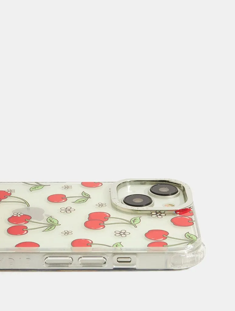 Floral Cherry Shock iPhone Case sold by Skinnydip London product image thumbnail 3