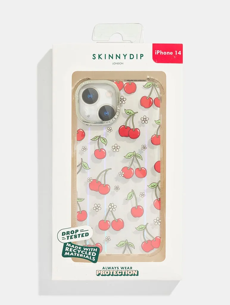 Floral Cherry Shock iPhone Case sold by Skinnydip London product image thumbnail 5