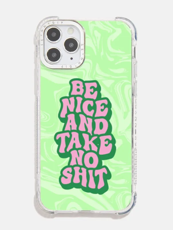 Printed Weird x Skinnydip Be Nice Shock iPhone Case sold by Skinnydip London